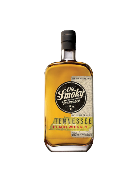 Ole Smoky Peach Flavored Whiskey Mountain Made 60 750 ML