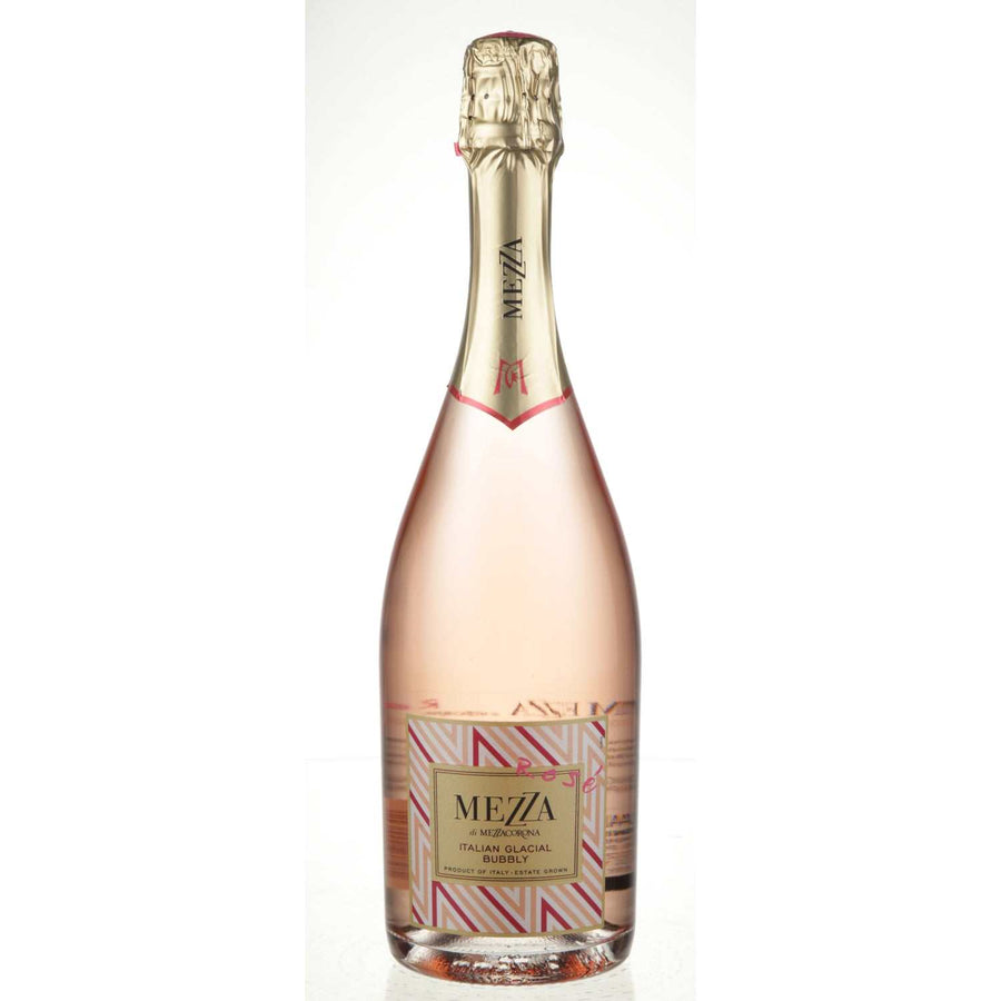 Mezza Di Mezzacorona Extra Dry Rose Italian sparkling rosé bottle 750ml with red berry aromas from Dolomiti