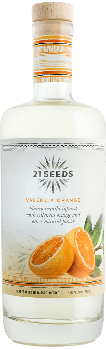 21 Seeds Valencia Orange Infused Blanco Tequila 70 750 ML