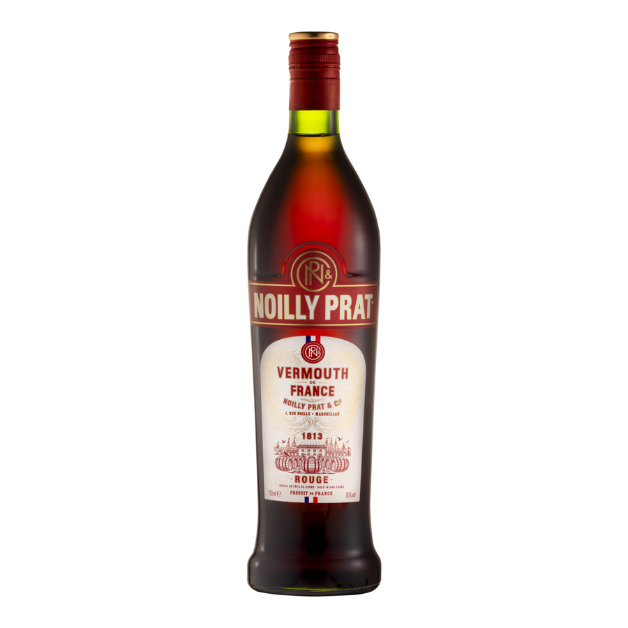 Noilly Prat Vermouth Rouge 750 ML bottle with deep red vermouth and elegant label