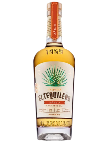 El Tequileno Tequila Anejo Gran Reserva 750ml bottle with rich oak and vanilla notes.