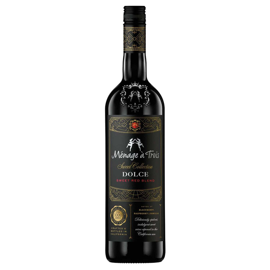 Menage A Trois Dolce Sweet Red Blend Sweet Collection California 750 ML