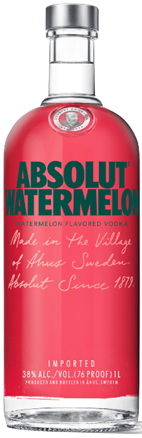 Absolut Watermelon Flavored Vodka 76 750 ML