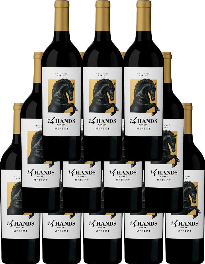 14 Hands Merlot Columbia Valley 750 ML (12 Bottles)