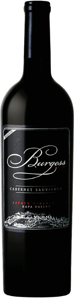 Burgess Cellars Cabernet Sauvignon Reserve Estate Vineyards Napa Valley 2014 wine bottle with elegant labeling