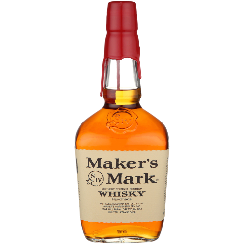 Maker's Mark Straight Bourbon 1.75 L bottle with signature red wax seal.