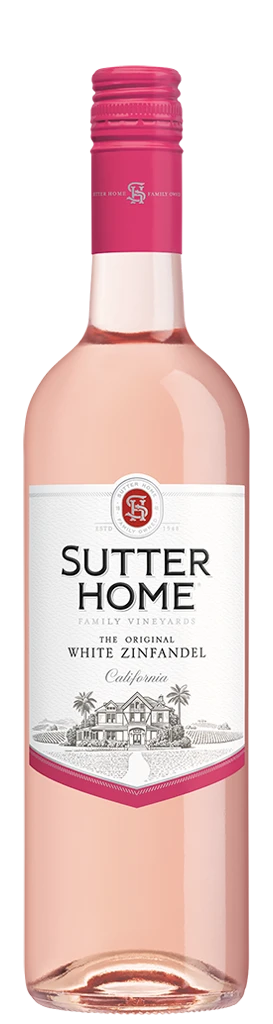 Sutter Home Zinfandel White Zinfandel Pink Bubbles California 750 ML