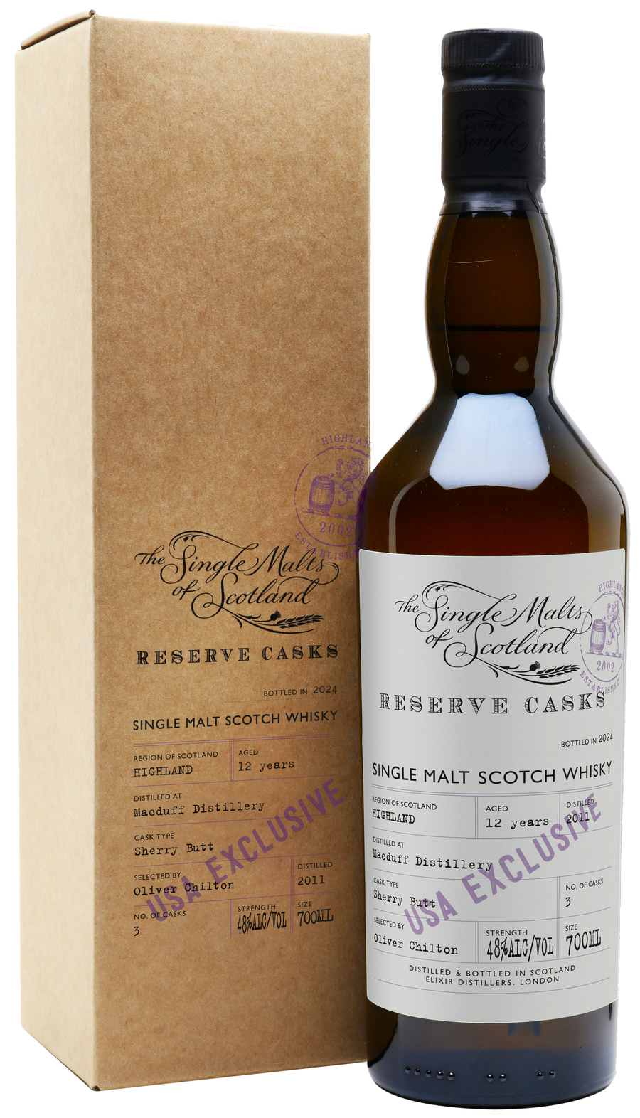 The Single Malts of Scotland Macduff 2011 12 Year Old Reserve Casks Scotch Whisky 700 ML