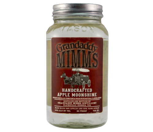 Grandaddy Mimm's Handcrafted Apple Moonshine 80 Proof 750 ML