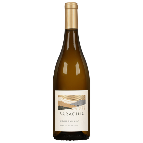 Saracina Unoaked Chardonnay Mendocino County 750 ML