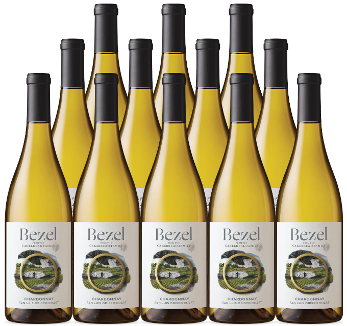 Bezel by Cakebread Chardonnay San Luis Obispo Coast 2024 750 ML (12 Bottles)