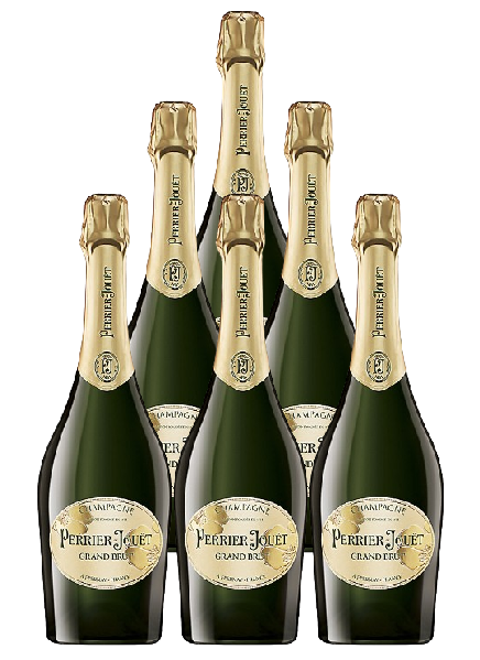 Perrier Jouet Champagne Grand Brut Shape 750 ML (6 Bottles)