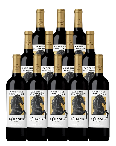 14 Hands Cabernet Sauvignon Columbia Valley 750 ML (12 Bottles)