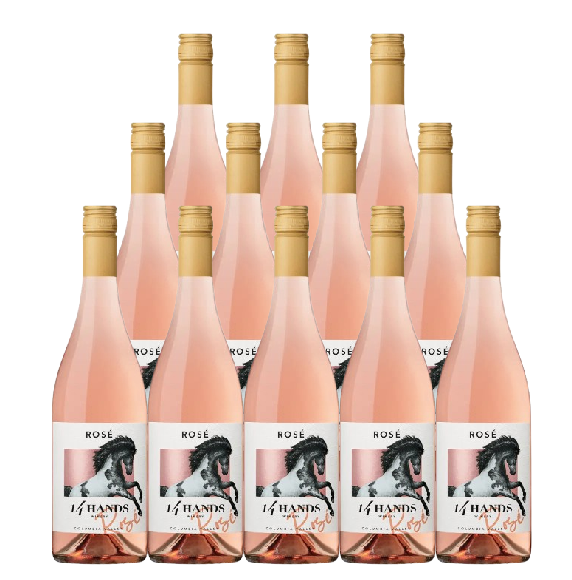 14 Hands Rose Wine Columbia Valley 2023 750 ML (12 Bottles)