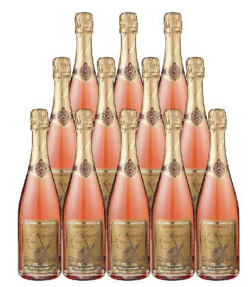 A. Margaine Champagne Brut Rose 750 ML (12 Bottles)