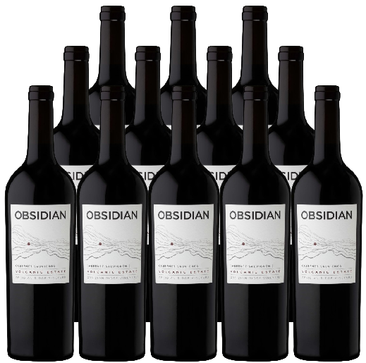 Obsidian Volcanic Estate Cabernet Sauvignon 2022 750 ML (12 Bottles)