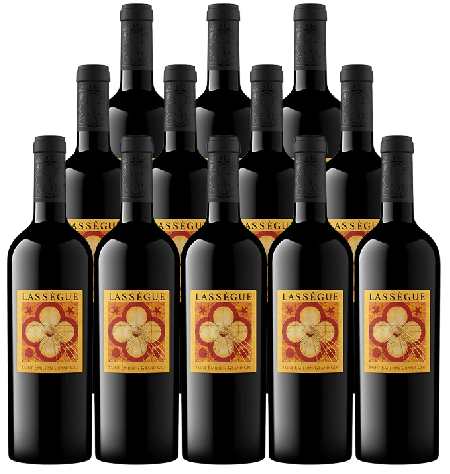 Chateau Lassegue Saint Emilion Grand Cru 2013 750 ML (12 Bottles)