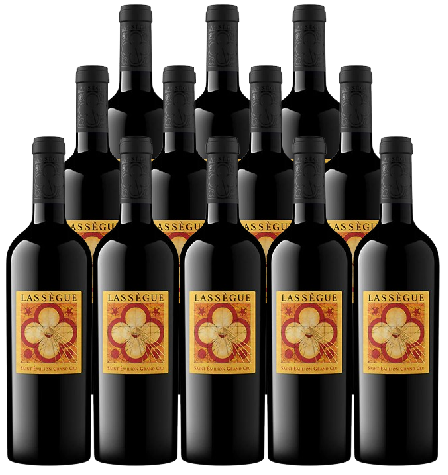 Chateau Lassegue Saint Emilion Grand Cru 2021 750 ML (12 Bottles)