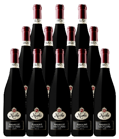 Nicolis Amarone della Valpolicella Classico 2020 750 ML (12 Bottles)