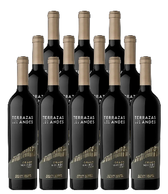 Terrazas De Los Andes Malbec Grand Mendoza 2022 750 ML (12 Bottles)