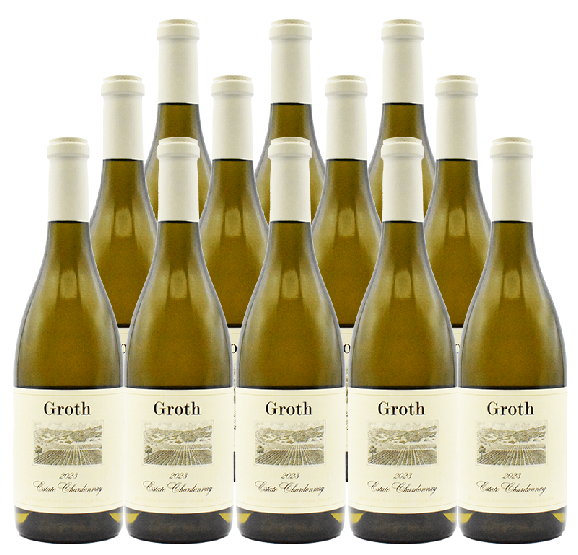 Groth Estate Chardonnay 2023 750 ML (12 Bottles)