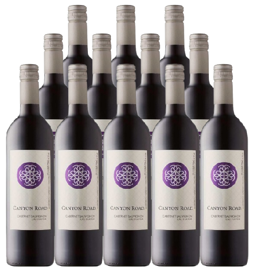 Canyon Road Winery Cabernet Sauvignon California 750 ML (12 Bottles)