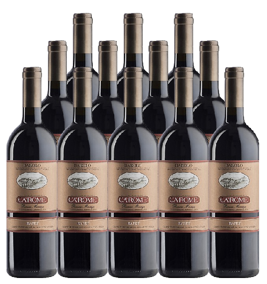 Ca rome Barolo Rapet 2018 750 ML (12 Bottles)