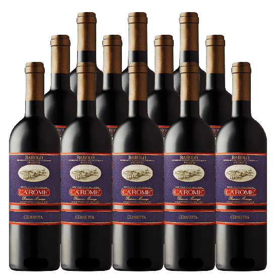 Ca rome Barolo Cerretta 2019 750 ML (12 Bottles)