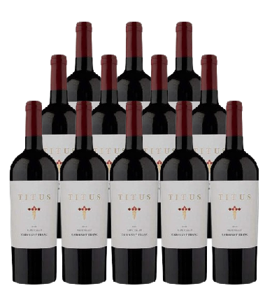 Titus Cabernet Sauvignon Napa Valley 2022 750 ML (12 Bottles)