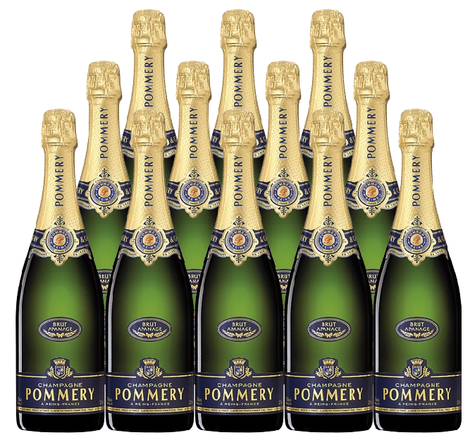 Pommery Champagne Brut Apanage 750 ML (12 Bottles)