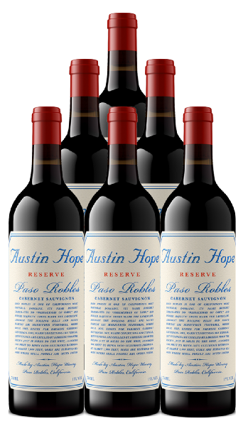 Austin Hope Reserve Cabernet Sauvignon 2021 750 ML (6 Bottles)