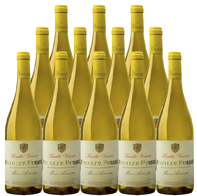 J.J. Vincent Pouilly Fuisse Marie Antoinette 2022 750 ML (12 Bottles)