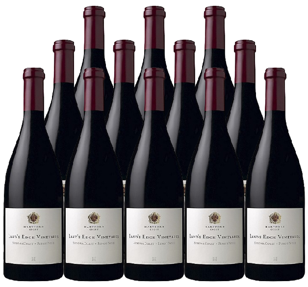 Hartford Court Pinot Noir Land's Edge Vineyards Sonoma Coast 2022 750 ML (12 Bottles)