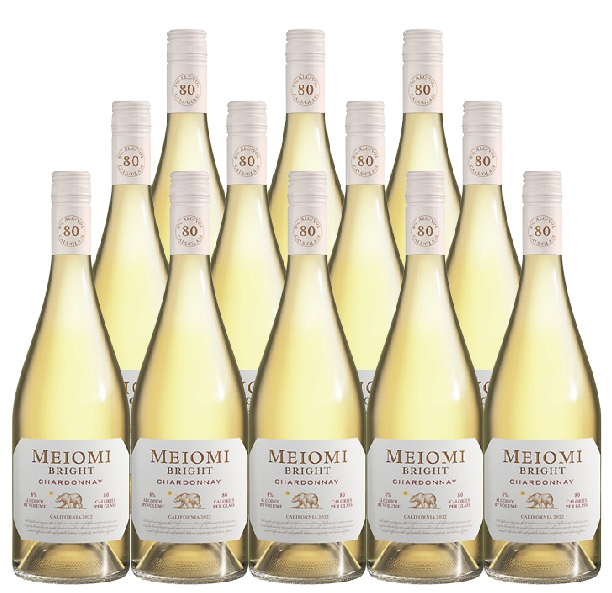 Meiomi Chardonnay Bright California 750 ML (12 Bottles)