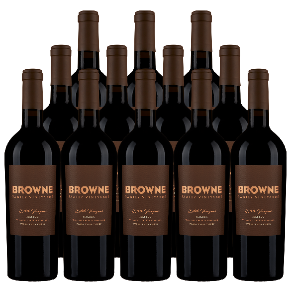 Browne Family Vineyards Malbec Family Vineyards Columbia Valley 2020 750 ML (12 Bottles)