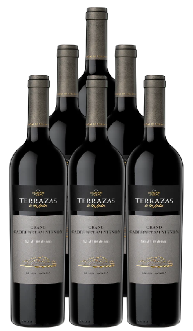 Terrazas De Los Andes Cabernet Sauvignon Grand Mendoza 2019 750 ML (6 Bottles)