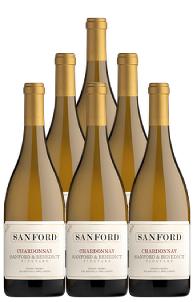 Sanford Chardonnay Sanford & Benedict Vineyard Santa Rita Hills 2021 750 ML (6 Bottles)