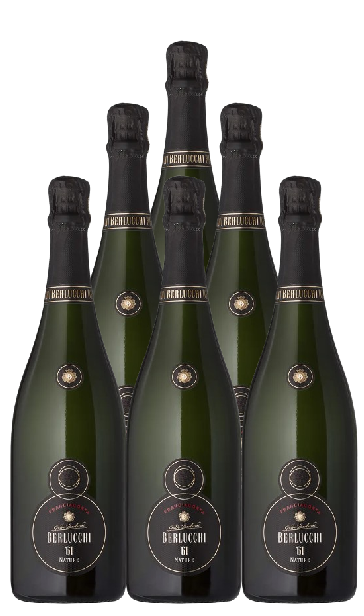 Berlucchi Franciacorta Nature '61 2018 750 ML (6 Bottles)