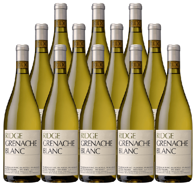 Ridge Vineyards Grenache Blanc  2024 750 ML (12 Bottles)