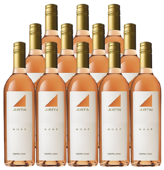 Justin Rose Wine Central Coast  2024 750 ML (12 Bottles)