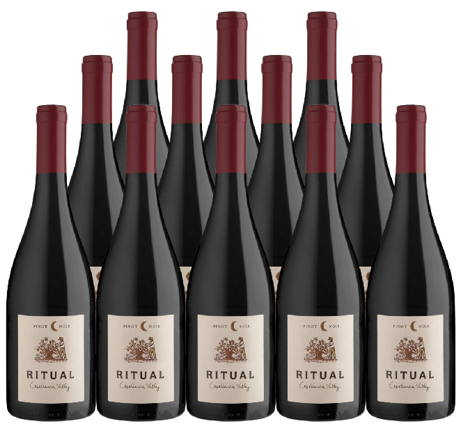 Ritual Pinot Noir Casablanca Valley 2019 750 ML (12 Bottles)