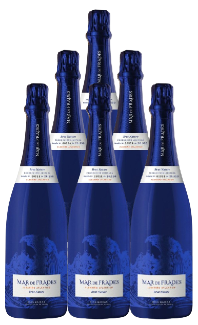 Mar De Frades Brut Nature Rias Baixas 750 ML (6 Bottles)