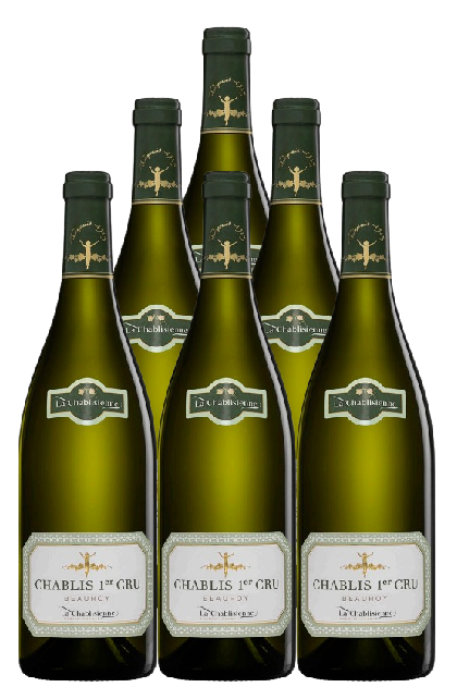 La Chablisienne Chablis Beauroy Premier Cru 2020 750 ML (6 Bottles)