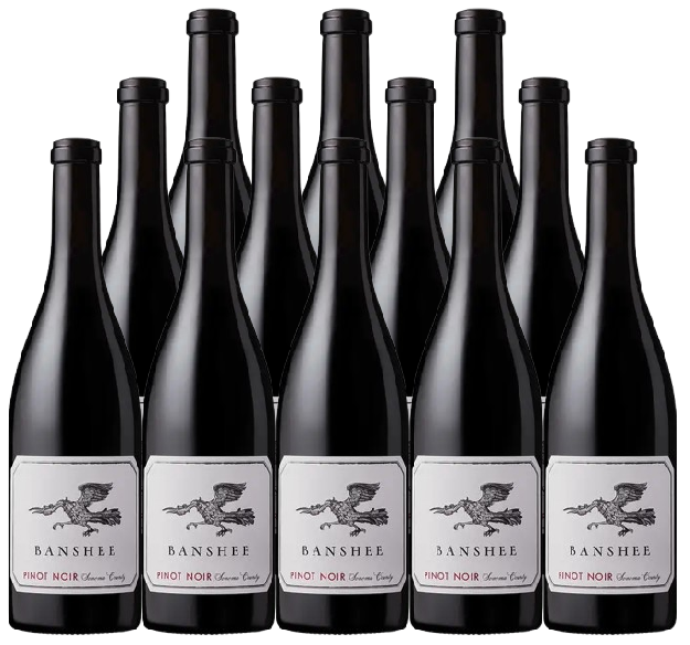 Banshee Pinot Noir Santa Barbara County 2022 750 ML (12 Bottles)