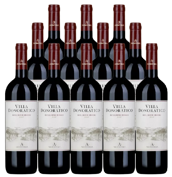 Tenuta Argentiera Bolgheri Rosso Villa Donoratico 2022 750 ML (12 Bottles)