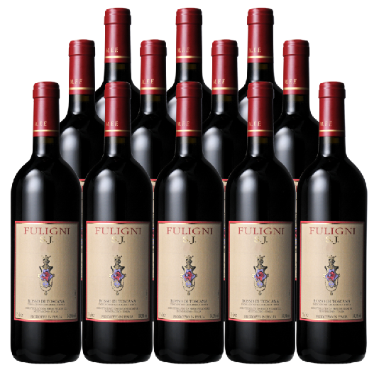 Fuligni Toscana Rosso S.J. 2022 750 ML (12 Bottles)