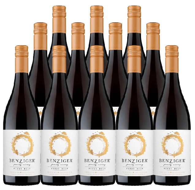 Benziger Family Winery Pinot Noir California 750 ML (12 Bottles)