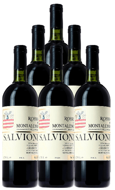 Salvioni Rosso Di Montalcino 2022 750 ML (6 Bottles)