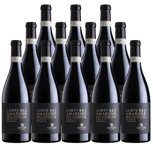 Sartori di Verona Corte Bra Amarone della Valpolicella Classico Riserva 2017 750 ML (12 Bottles)