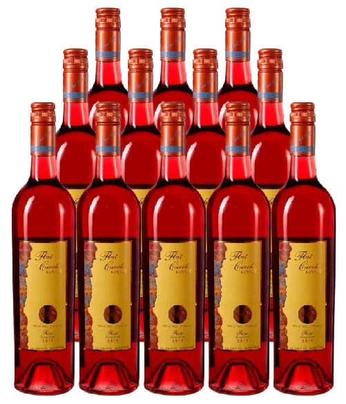 Flat Creek Rose Wine Texas 2023 750 ML (12 Bottles)